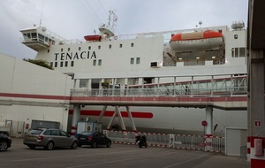 Notre ferry à Barcelone