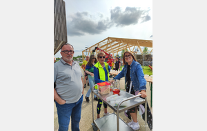 Pot du retour préparé par Marc , Alexandra et Françoise